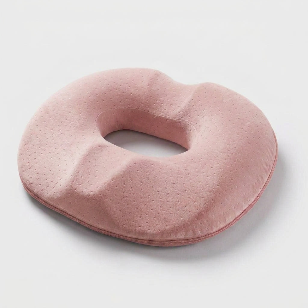 Cojín de asiento contorneado de espuma viscoelástica con funda lavable  