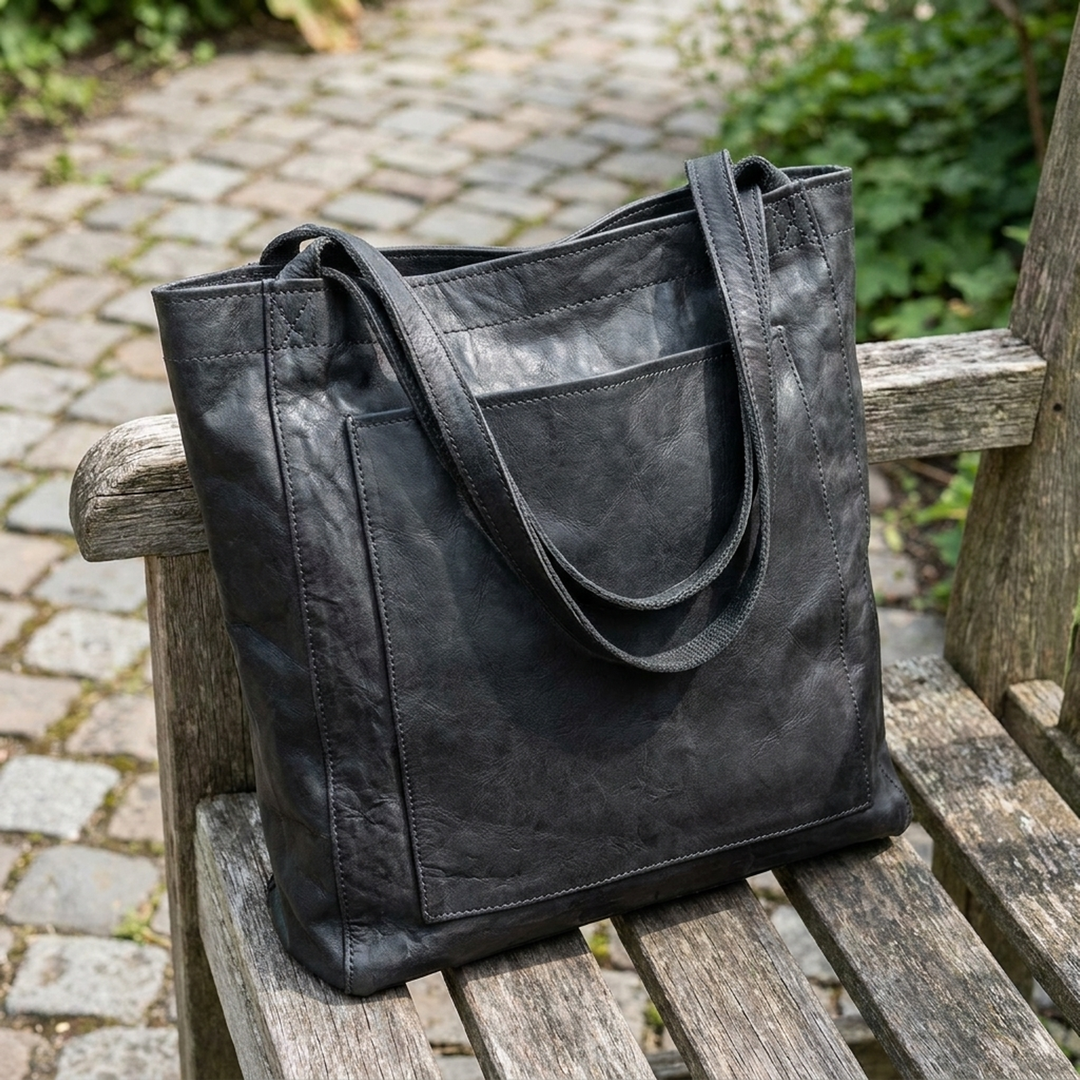 Sac à bandoulière en simili cuir pour des journées organisées