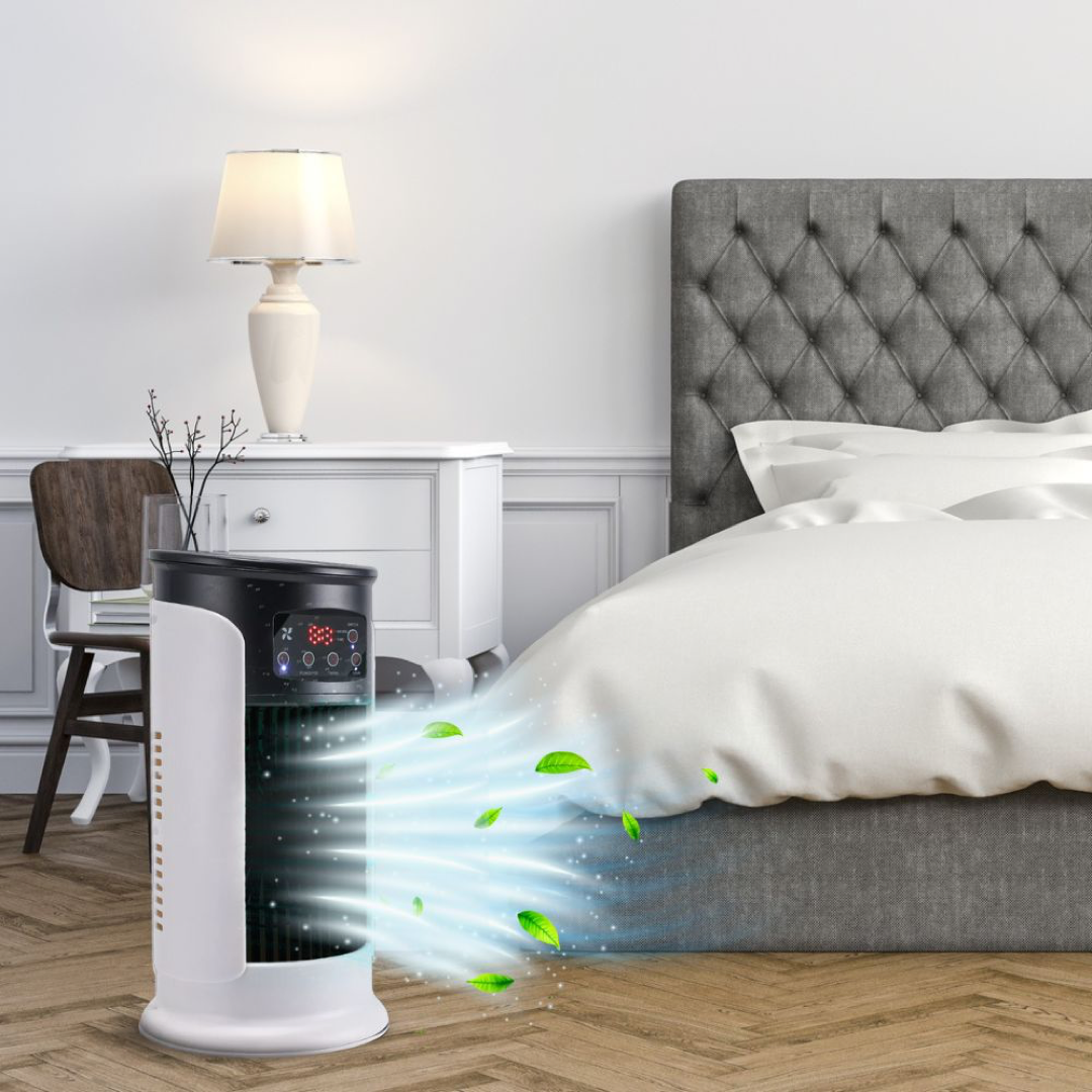 Draagbare aircooler voor stille kamercomfort