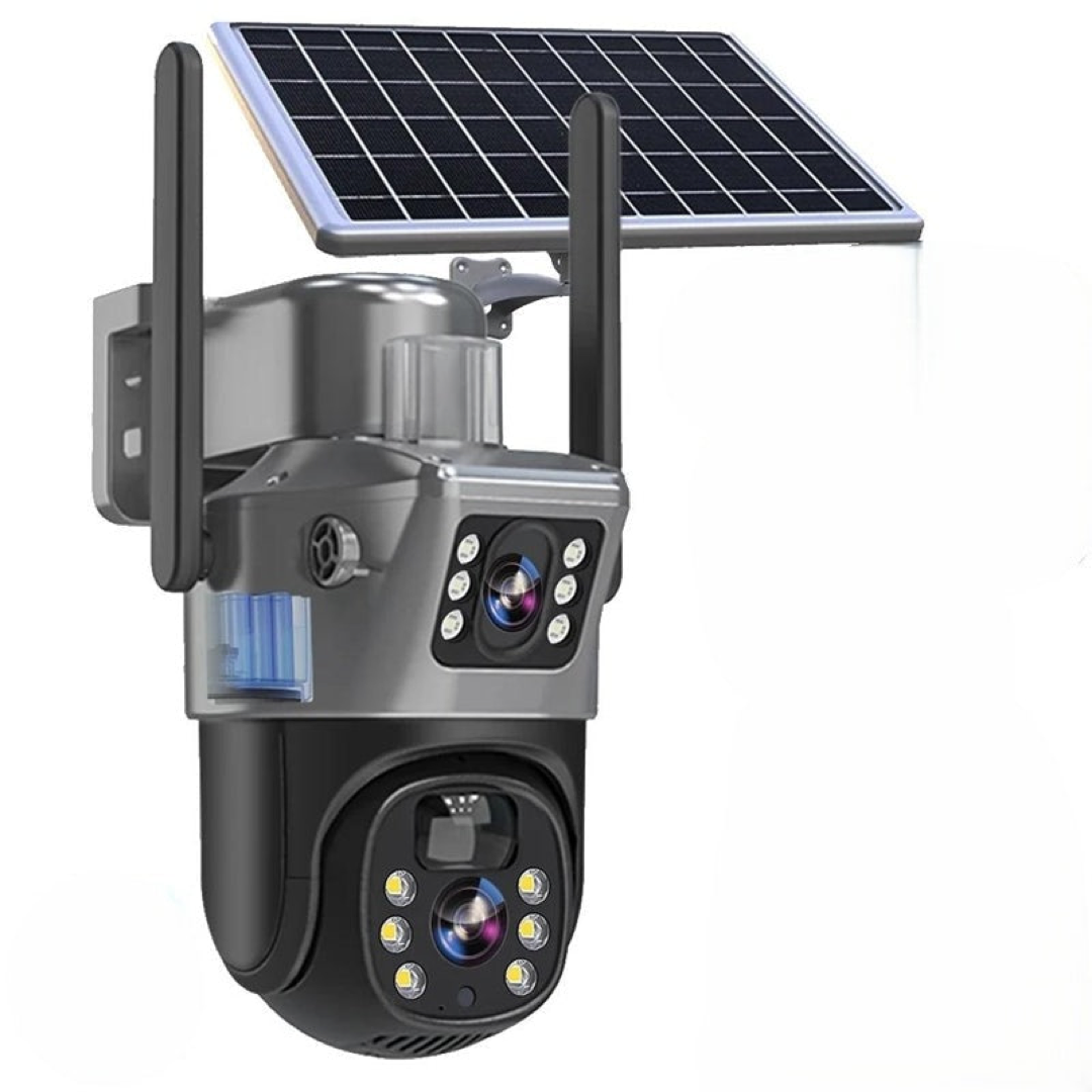 Caméra de sécurité solaire pour une surveillance extérieure intelligente