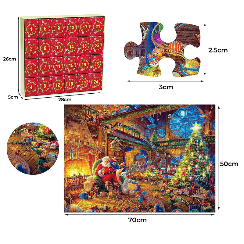 Christmas Puzzle Advent Calendar For Daily Festive Fun