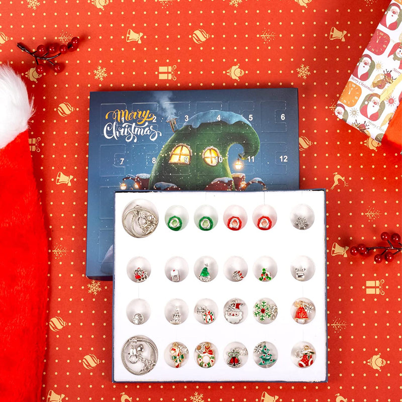 Sada náramků do adventního kalendáře pro sváteční večery