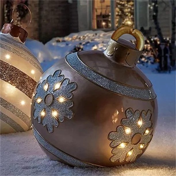Aufblasbarer Weihnachtsschmuck für festliche Stimmung im Freien