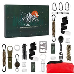 Überlebens-Adventskalender mit 24 Outdoor-Werkzeugen